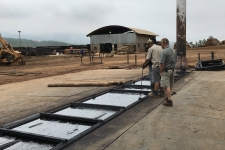 Open bath treatment at customer facility